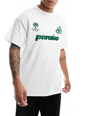 Tricou Oversize ASOS, alb Alb