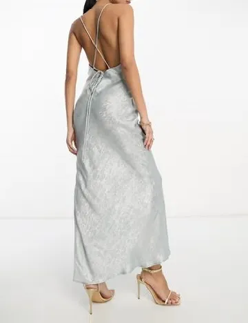Rochie lunga Vila, gri Gri