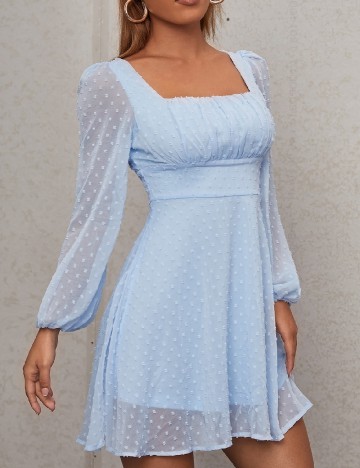 Rochie scurta SHEIN, albastru
