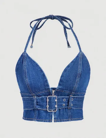 Top SHEIN, albastru Albastru