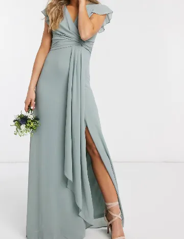Rochie lunga TFNC London, verde Verde