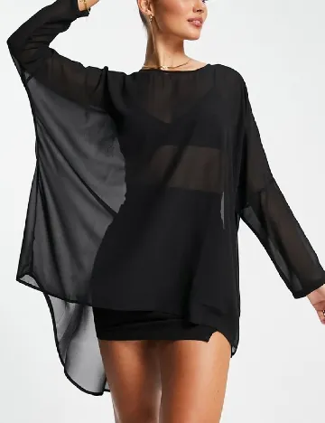 Bluza Never Fully Dressed, negru Negru