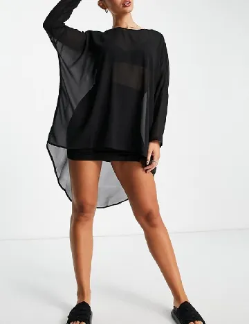 Bluza Never Fully Dressed, negru Negru