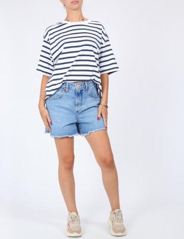Tricou Oversize Pull&Bear, alb