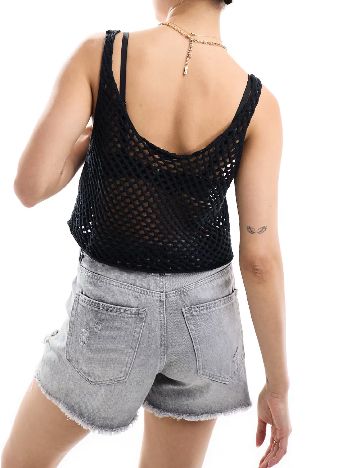 Top Miss Selfridge, negru