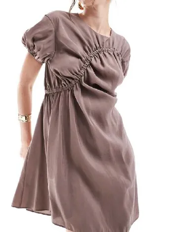 Rochie scurta ASOS, maro Maro