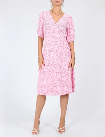 Rochie medie Vero Moda, roz Roz