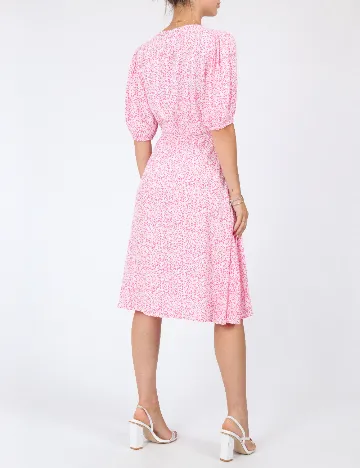 Rochie medie Vero Moda, roz Roz