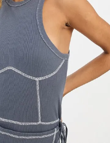 Rochie scurta ASOS, gri Gri