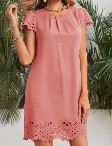 Rochie scurta SHEIN, roz Roz