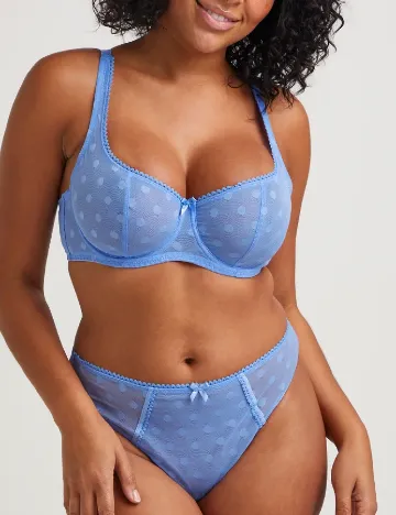 Chiloti Ivory Rose Curve, albastru Albastru
