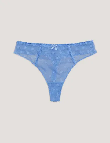 Chiloti Ivory Rose Curve, albastru Albastru