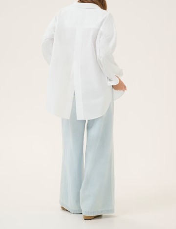 Camasa Oversize My Essential Wardrobe, alb