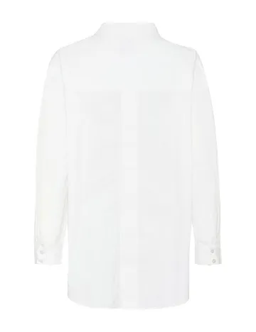 Camasa Oversize My Essential Wardrobe, alb Alb