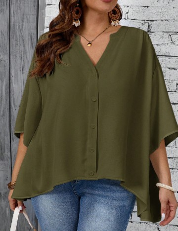 Bluza Emery Rose Curve, verde