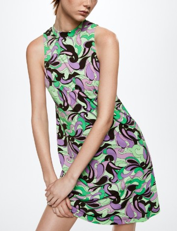 Rochie scurta Mango, mix culori