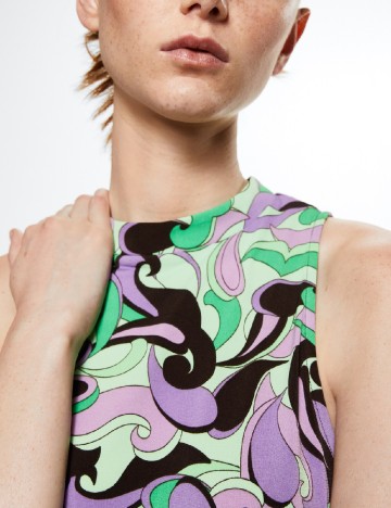 Rochie scurta Mango, mix culori