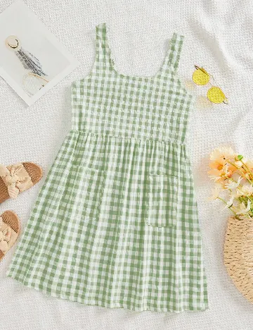 Rochie scurta SHEIN, verde Verde