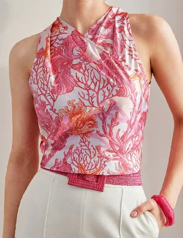 Bluza MOTF, roz Roz
