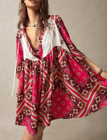 Rochie scurta SHEIN, roz Roz