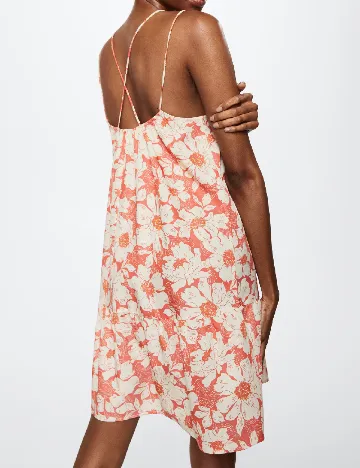 Rochie scurta Mango, floral print Floral print