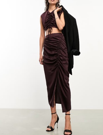 Fusta ALLSAINTS, pruna