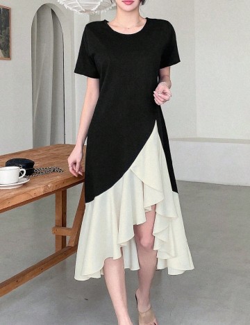 Rochie medie Dazy, negru