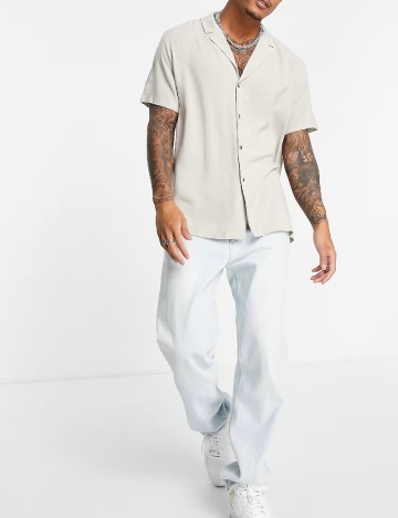 Camasa Oversize ASOS, bej