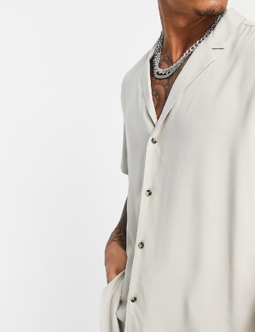 Camasa Oversize ASOS, bej