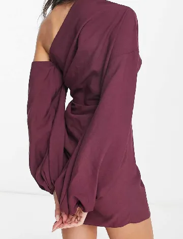 Rochie scurta ASOS, pruna Mov