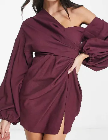 Rochie scurta ASOS, pruna Mov