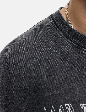 Tricou Oversize GOODFORNOTHING, gri Gri