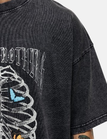 Tricou Oversize GOODFORNOTHING, gri