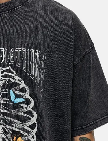Tricou Oversize GOODFORNOTHING, gri Gri