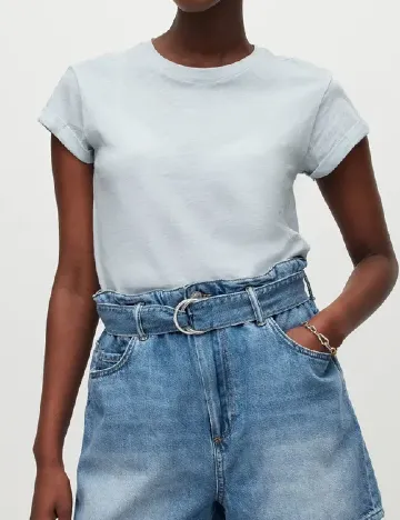 Tricou ALLSAINTS, bleu Albastru