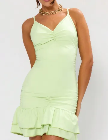 Rochie scurta SHEIN, verde Verde