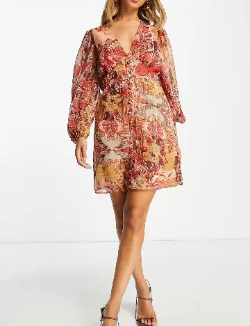 Rochie scurta River Island, mix culori Mix culori