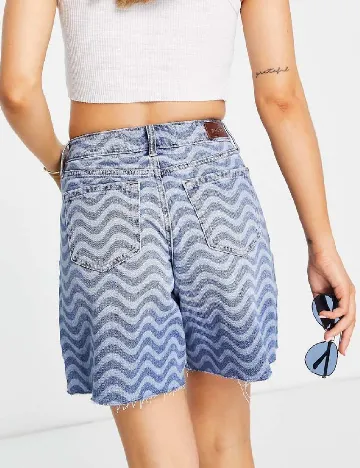 Pantaloni scurti Hollister, albastru Albastru