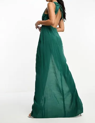Rochie lunga ASOS, verde Verde