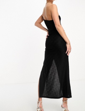 Rochie lunga Miss Selfridge, negru
