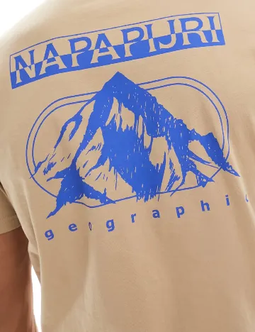 Tricou Napapijri, maro Maro