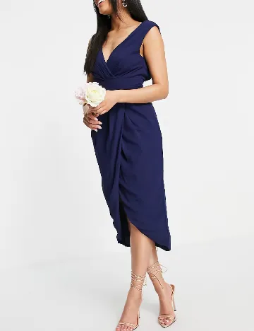 Rochie scurta TFNC London, albastru Albastru