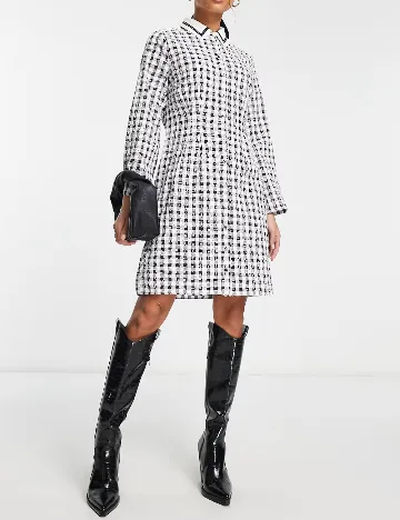 Rochie scurta Y.A.S, gri Gri