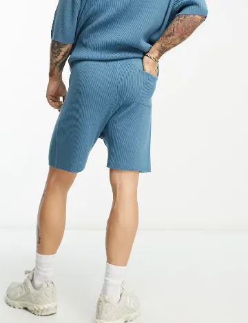 Pantaloni scurti ASOS, albastru Albastru