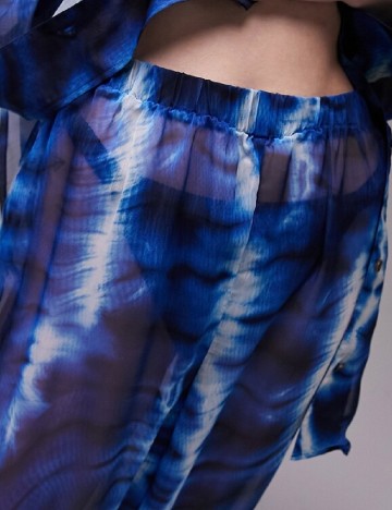 Pantaloni de plaja Top Shop, albastru