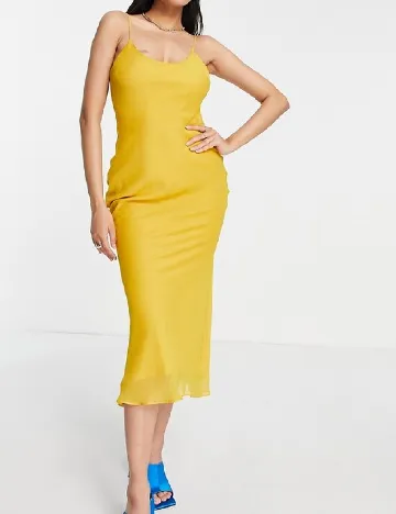 Rochie medie ASOS, galben Galben