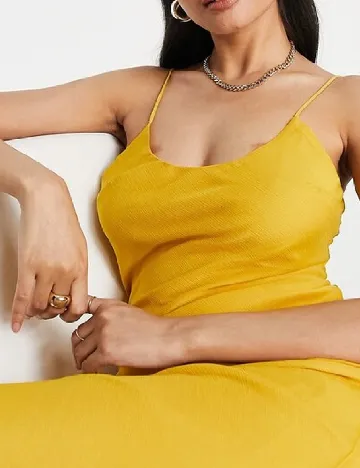 Rochie medie ASOS, galben Galben