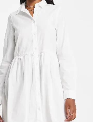 Rochie scurta ASOS, alb Alb