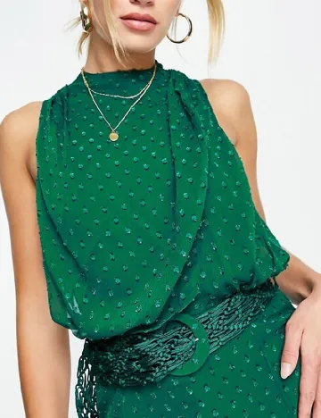 Rochie scurta ASOS, verde Verde