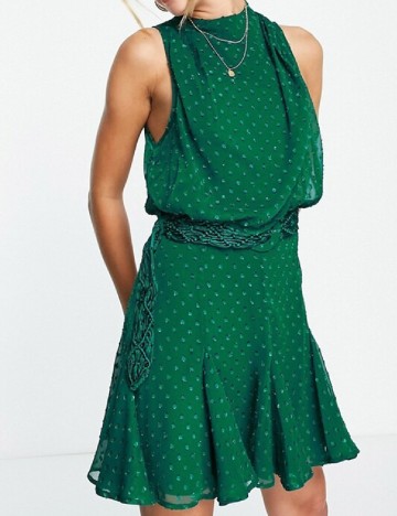 Rochie scurta ASOS, verde
